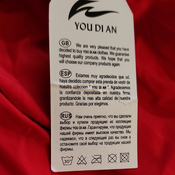 Red One-Piece Swimsuit - Picture 5 of 6